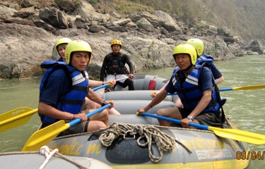 Rafting in Trishuli